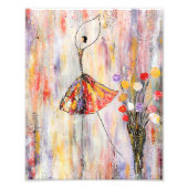 Die junge Ballerina Fotodruck (Vorne)