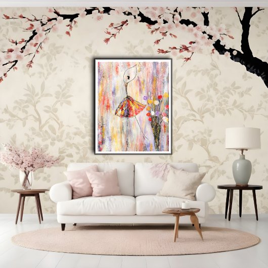 Die junge Ballerina Fotodruck