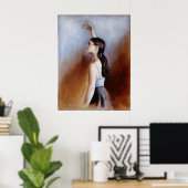 Die junge Ballerina Print Poster (Heimbüro)