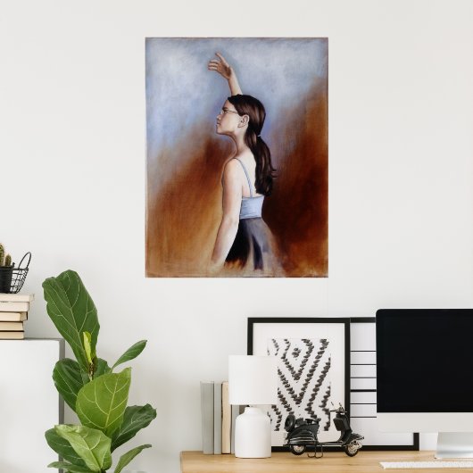 Die junge Ballerina Print Poster (Heimbüro)