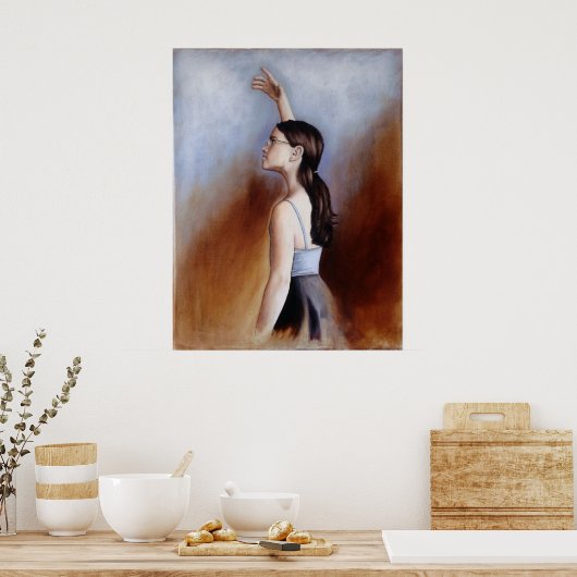 Die junge Ballerina Print Poster (Küche)
