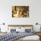 Die junge Bildhauerin (Öl auf Leinwand) Leinwanddruck (Insitu (Schlafzimmer))