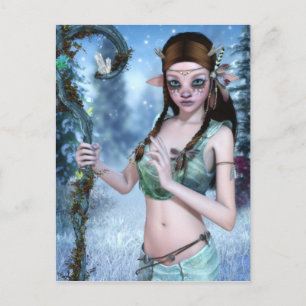 Die junge Druiden-Postkarte Postkarte