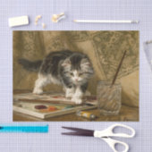 Die junge Künstlerin von Henriette Ronner Knip Seidenpapier (Handwerk)