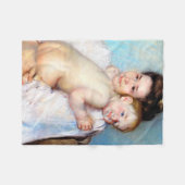 Die junge Mutter, Cassatt Fleecedecke (Vorderseite (Horizontal))