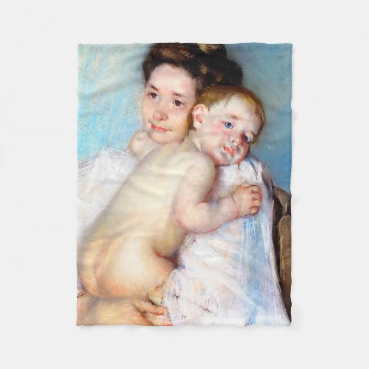 Die junge Mutter, Cassatt Fleecedecke (Vorderseite)
