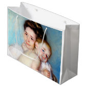 Die junge Mutter, Cassatt Große Geschenktüte (Vorderseite Schrägansicht)