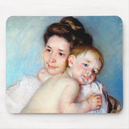 Die junge Mutter, Cassatt Mousepad (Vorne)