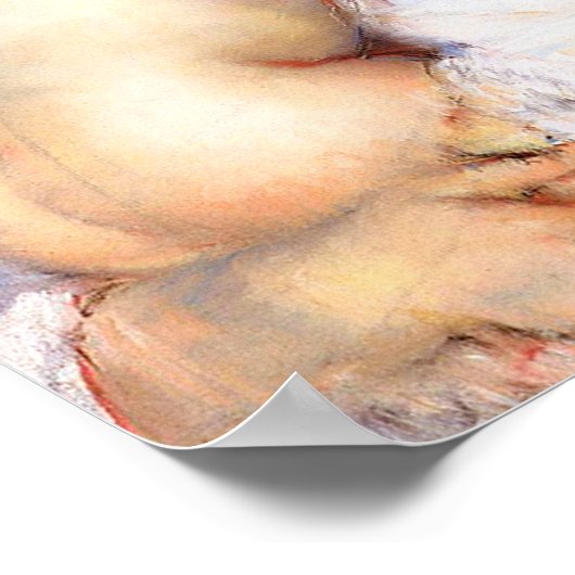 Die junge Mutter, Cassatt Poster (Ecke)