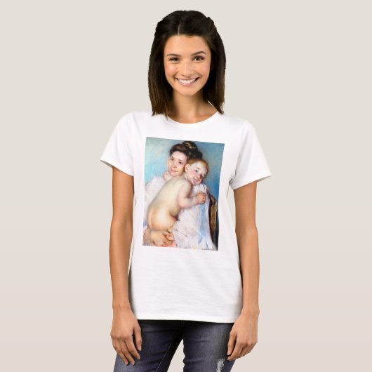 Die junge Mutter, Cassatt T-Shirt (Vorne ganz)