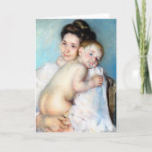 Die junge Mutter | Mary Cassatt Karte (Vorderseite)