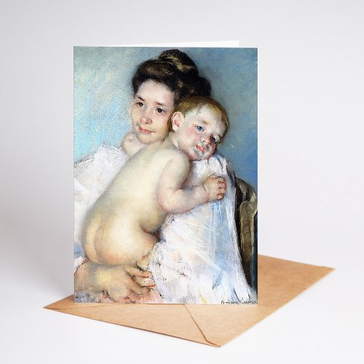 Die junge Mutter | Mary Cassatt Karte