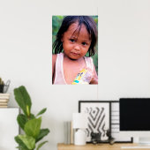 Die junge philippinische Dame. Poster (Heimbüro)