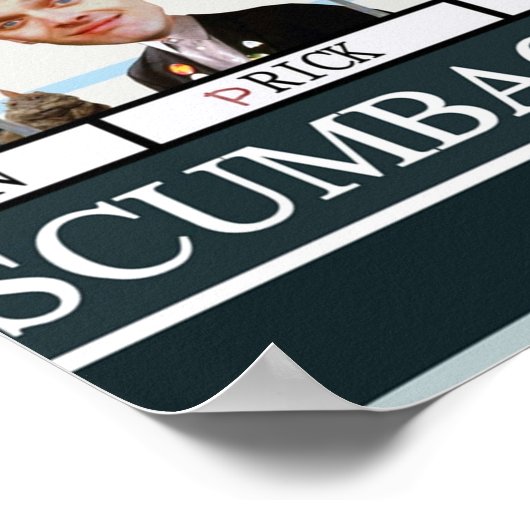 Die junge Uni Scumbag Poster (Ecke)