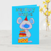 Die Jungen-alles- Gute zum Karte (Gelbe Blume)