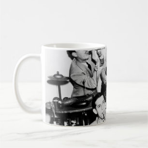 Die Jungen in der Bandvintage, Musik, Band, Retro, Kaffeetasse