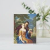 Die jungen Liebhaber Postkarte (Stehend Vorderseite)