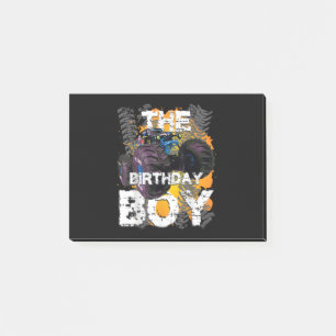 Die Jungen-Monster-Matching-Familie zum Geburtstag Post-it Klebezettel