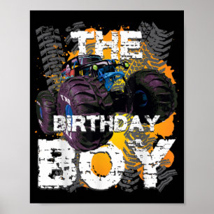 Die Jungen-Monster-Matching-Familie zum Geburtstag Poster