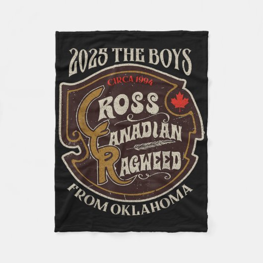 Die Jungen von Oklahoma Conc Fleecedecke (Vorderseite)