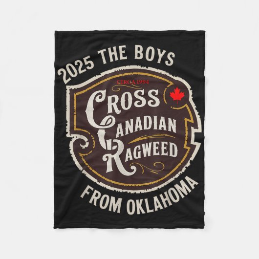 Die Jungen von Oklahoma Conc Fleecedecke (Vorderseite)