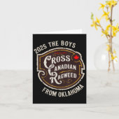 Die Jungen von Oklahoma Conc Karte (Gelbe Blume)