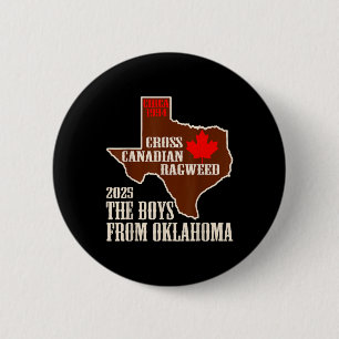 Die Jungen von Oklahoma Map werden von kanadischen Button