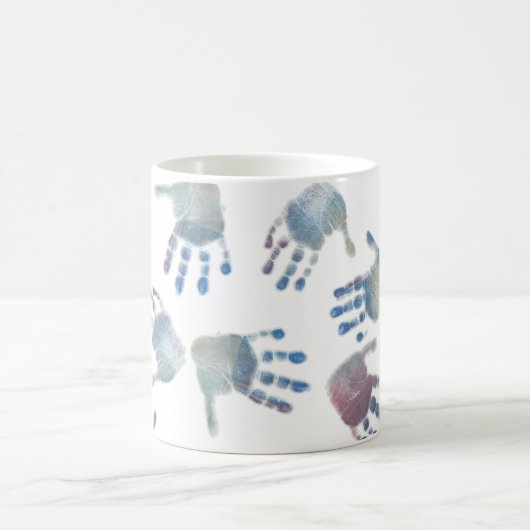 Die Jungen waren hier!!! Kaffeetasse (Mittel)