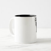 DIE JUNGEN ZWEIFARBIGE TASSE (Vorderseite Links)