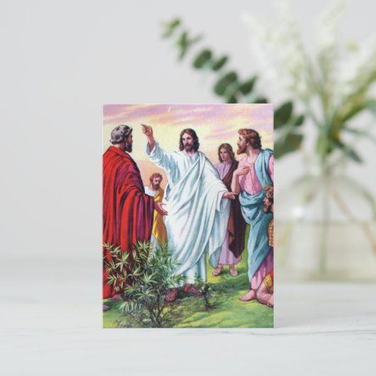 Die Jünger wählten und schickten aus Postkarte (Stehend Vorderseite)