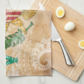 Die Jungferninseln-Flagge Küchentuch (Viertel Falte)