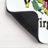 Die Jungferninseln Jamaikas/US Mousepad (Ecke)