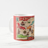 Die Jungferninseln Karte Tasse (Vorderseite Links)
