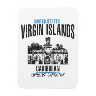Die Jungferninseln Magnet