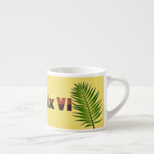 Die Jungferninseln-Palmen St. Croix USVI Espressotasse (Rechts)