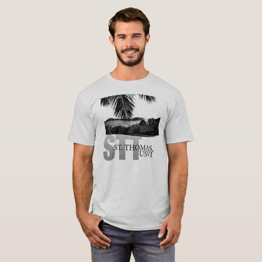 Die Jungferninseln St Thomas US T-Shirt (Vorne ganz)