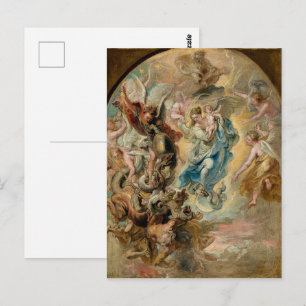 Die Jungfrau als Frau der Apokalypse Rubens Postkarte