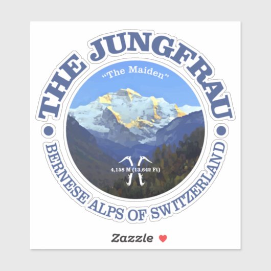 Die Jungfrau Aufkleber (Blatt)