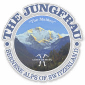 Die Jungfrau Aufkleber (Vorderseite)