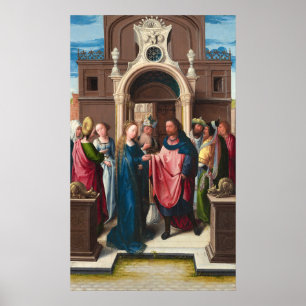 Die Jungfrau Bernard van Orley Kunstgedicht Poster