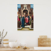 Die Jungfrau Bernard van Orley Kunstgedicht Poster (Küche)