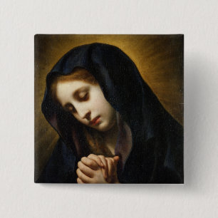 Die Jungfrau der Ankündigung, c.1653-55 Button