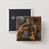 Die Jungfrau der Felsen Button (Vorne & Hinten)