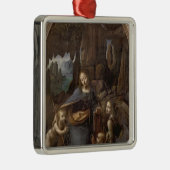 Die Jungfrau der Felsen, c.1508 Silbernes Ornament (Rechts)