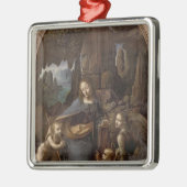 Die Jungfrau der Felsen, c.1508 Silbernes Ornament (Links)