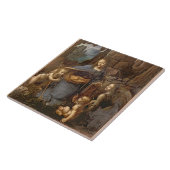 Die Jungfrau der Felsen Fliese (Seite)