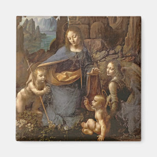 Die Jungfrau der Felsen Magnet