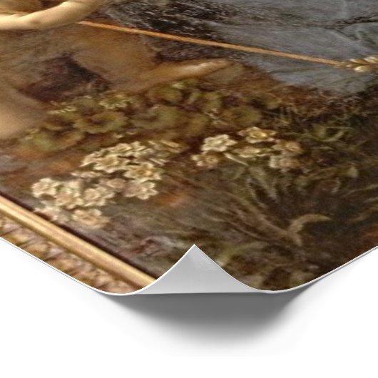 Die Jungfrau der Felsen Poster (Ecke)