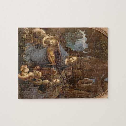 Die Jungfrau der Felsen Puzzle (Horizontal)