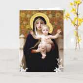 Die Jungfrau der Lilien Karte (Gelbe Blume)